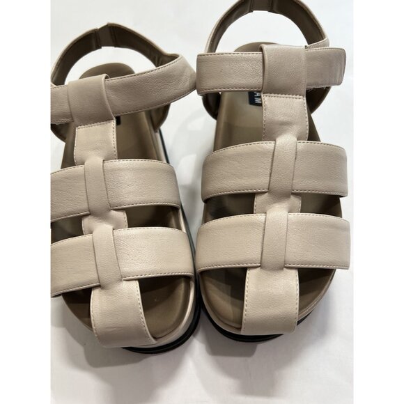 R0AM 90s Stack Sandals in Cement - Picture 6 of 10